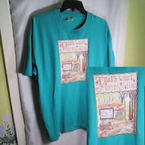 That's What Friends Are For Mary Engelbreit T-Shirt (transfer) Teal  Color